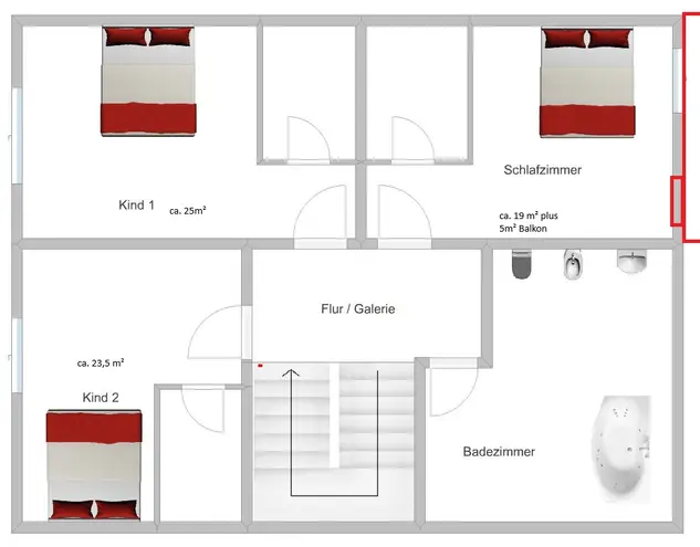 5 Zimmer Wohnung mit 157 m² in Duisburg – Bild 3