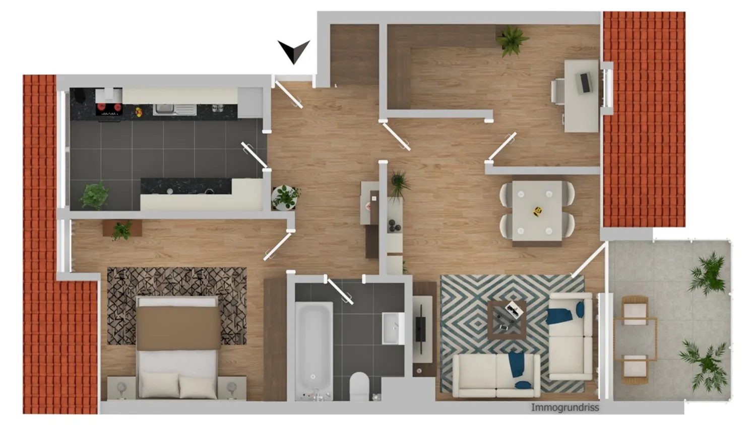 3 Zimmer Wohnung mit 65 m² in Marl – Bild 10