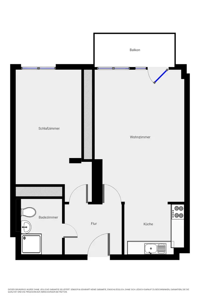2 Zimmer Wohnung mit 43 m² in Halle (Saale) – Bild 9