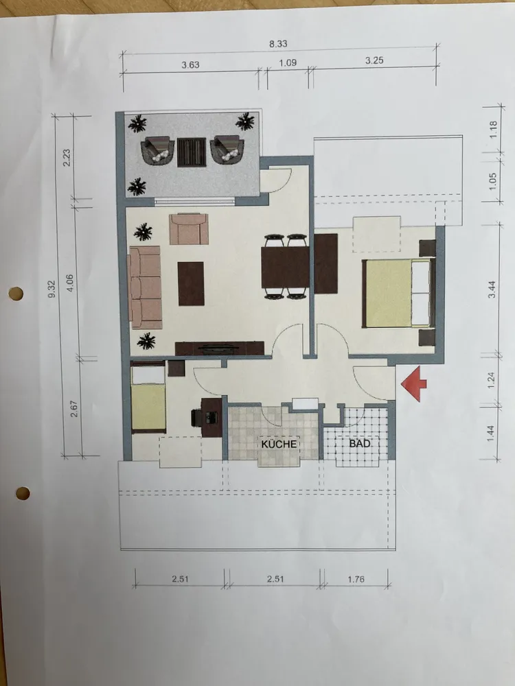 3 Zimmer Wohnung mit 55 m² in Braunschweig – Bild 1