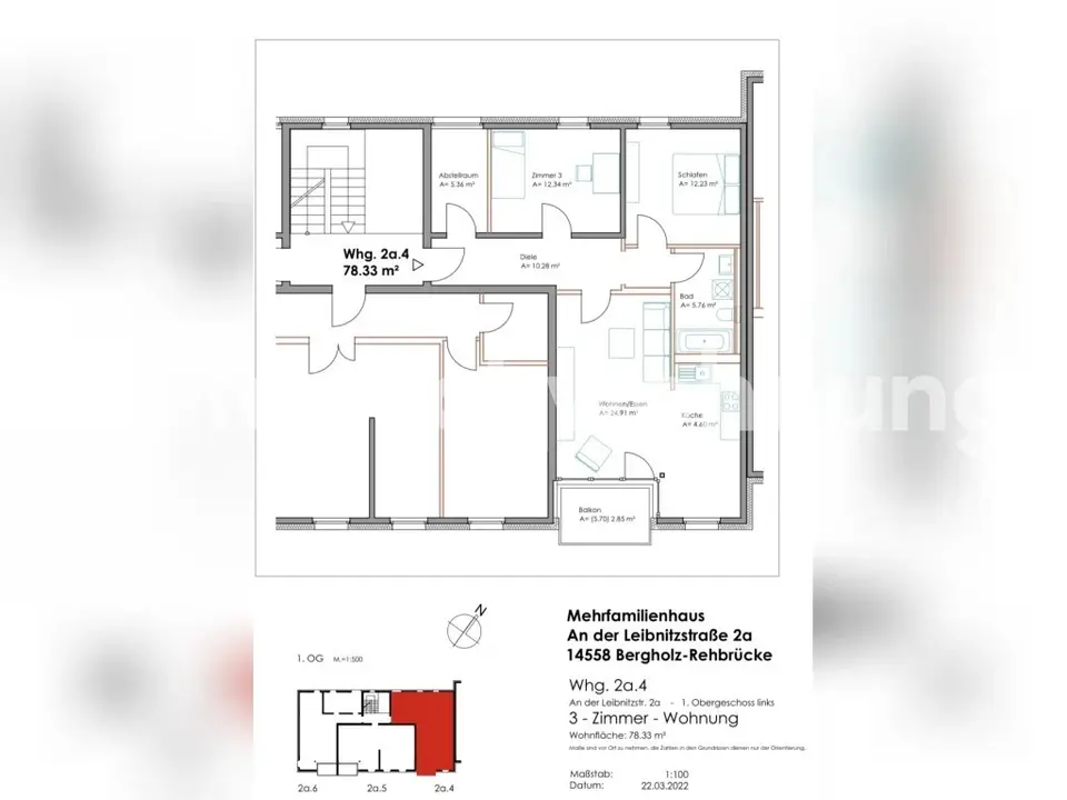 2 Zimmer Wohnung mit 85 m² in Luckenwalde – Bild 9