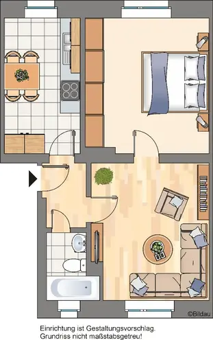 2 Zimmer Wohnung mit 44 m² in Bochum – Bild 4