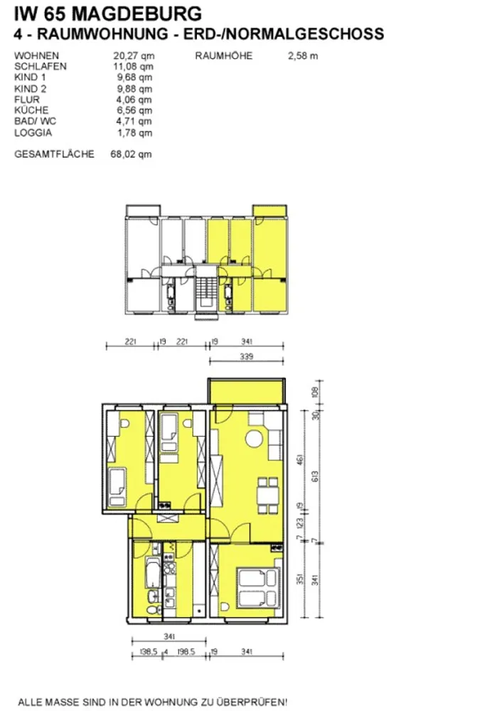 4 room apartment with 68 m² in Dresden – Photo 2