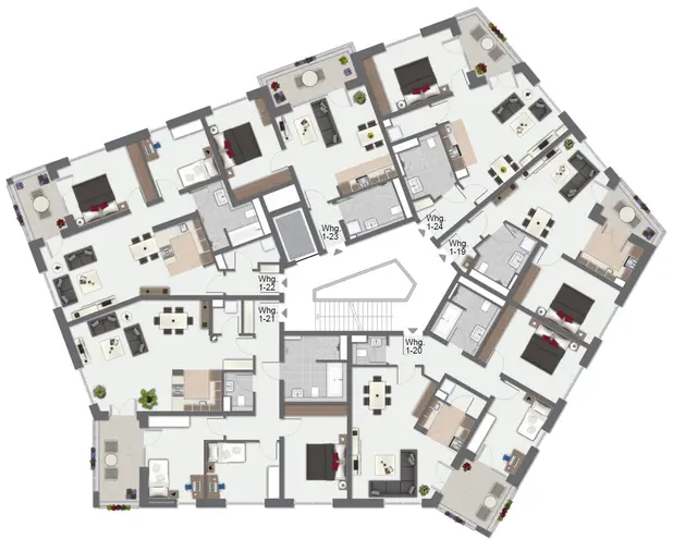 2 Zimmer Wohnung mit 57 m² in Nürnberg – Bild 7