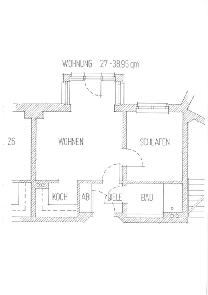 2 Zimmer Wohnung mit 39 m² in Kiel – Bild 2