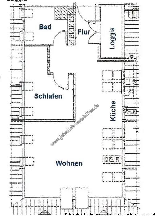 2 room apartment with 47 m² in Chemnitz – Photo 6