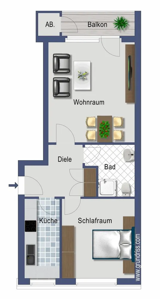 2 Zimmer Wohnung mit 55 m² in Düsseldorf – Bild 8