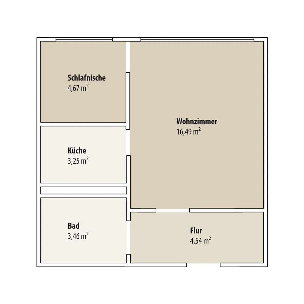 1 Zimmer Wohnung mit 32 m² in Gera – Bild 9