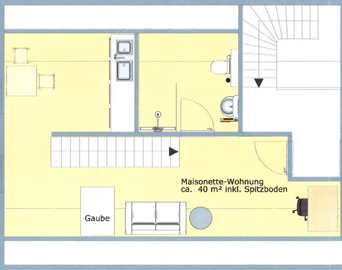 2 Zimmer Wohnung mit 40 m² in Coburg – Bild 9
