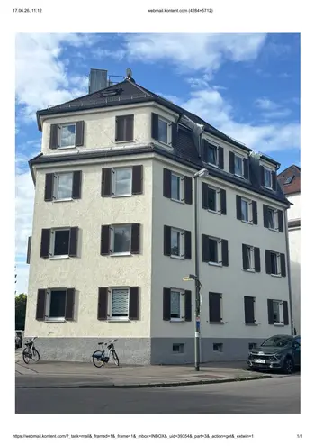 2 room apartment with 46 m² in Augsburg – Photo 1