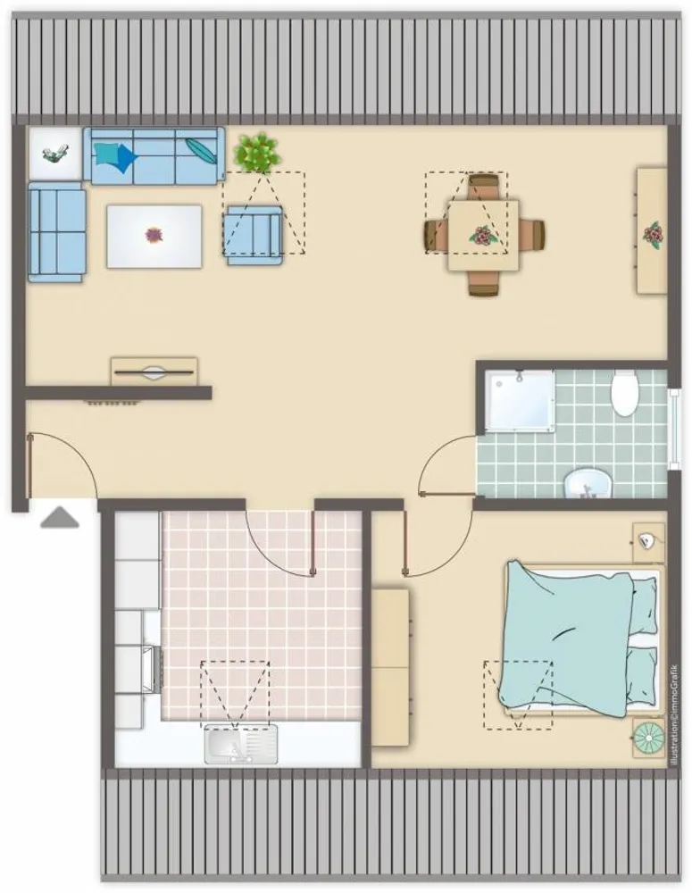 2 Zimmer Wohnung mit 52 m² in Bochum – Bild 5