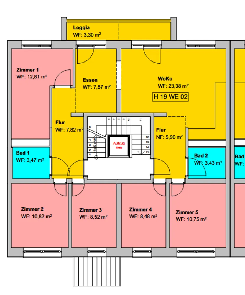 5 Zimmer Wohnung mit 114 m² in Halle (Saale) – Bild 12