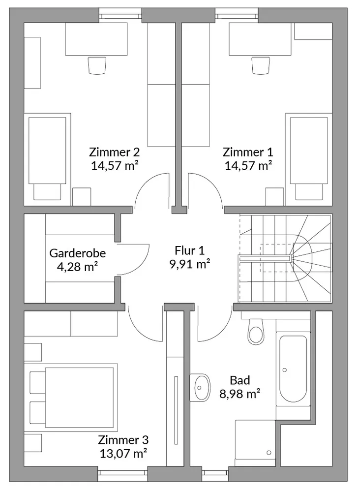 4 Zimmer Haus mit 134 m² in Hagen – Bild 3