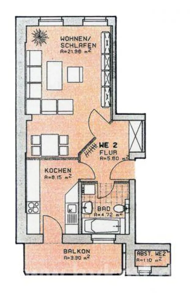 1 Zimmer Wohnung mit 44 m² in Zwickau – Bild 7