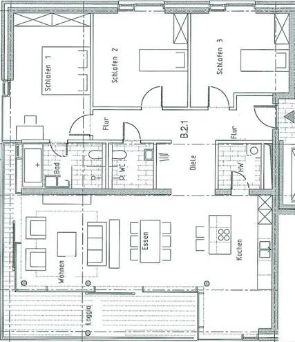 4 Zimmer Wohnung mit 132 m² in Hamburg – Bild 7