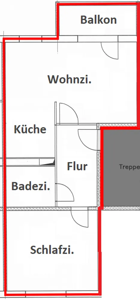 2 Zimmer Wohnung mit 51 m² in Halle (Saale) – Bild 7