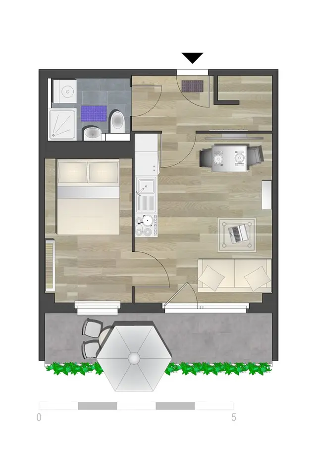 Studio mit 34 m² in Chemnitz – Bild 6