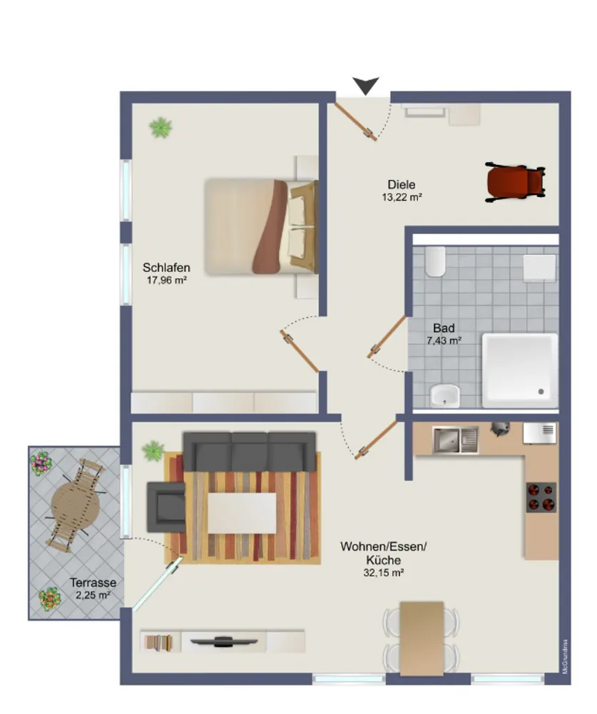 2 Zimmer Wohnung mit 73 m² in Düsseldorf – Bild 12
