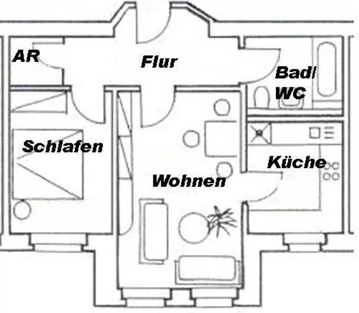 2 Zimmer Wohnung mit 45 m² in Chemnitz – Bild 9