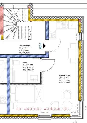 1 Zimmer Wohnung mit 30 m² in Aachen – Bild 9
