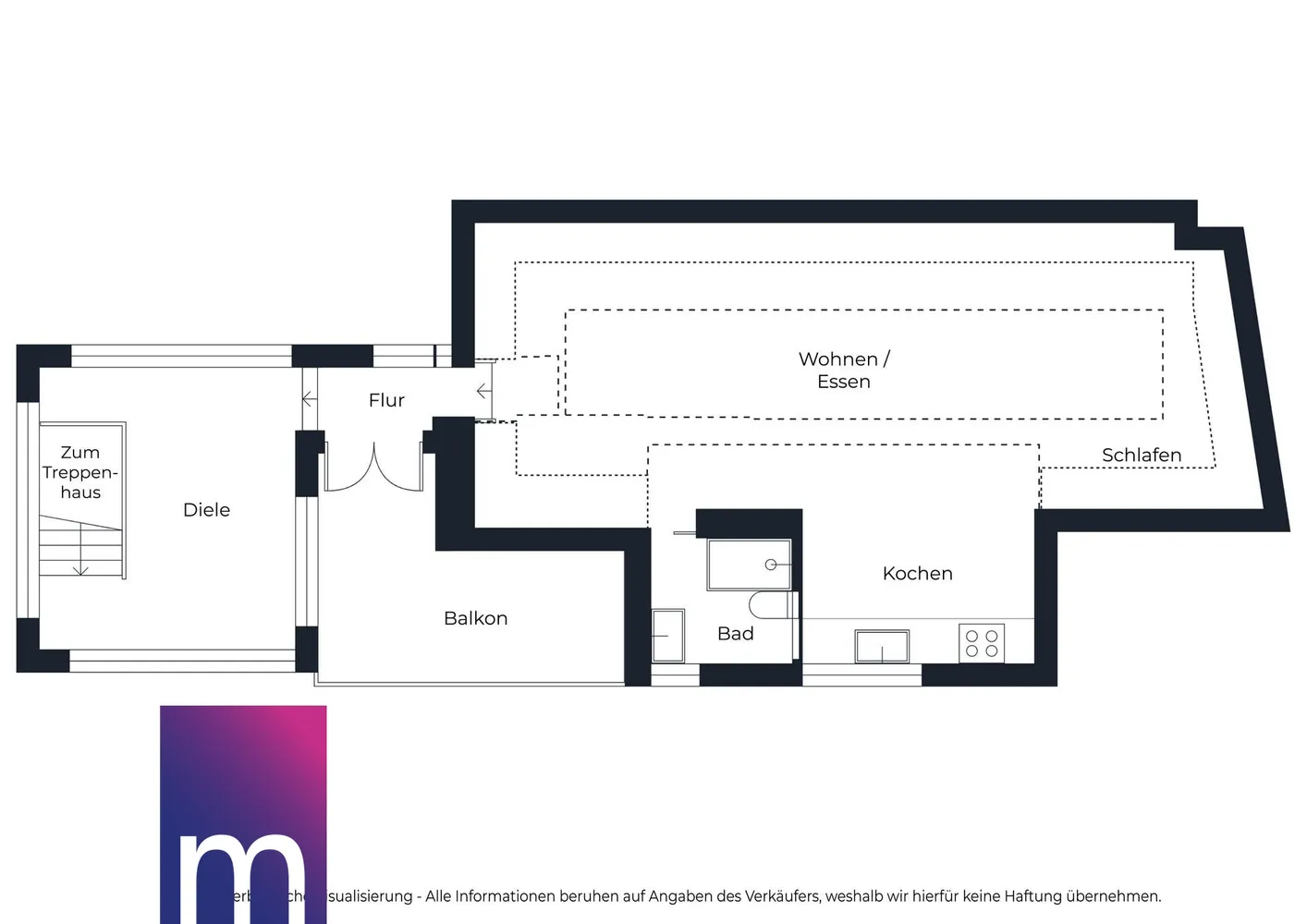2 room apartment with 75 m² in Esslingen am Neckar – Photo 8