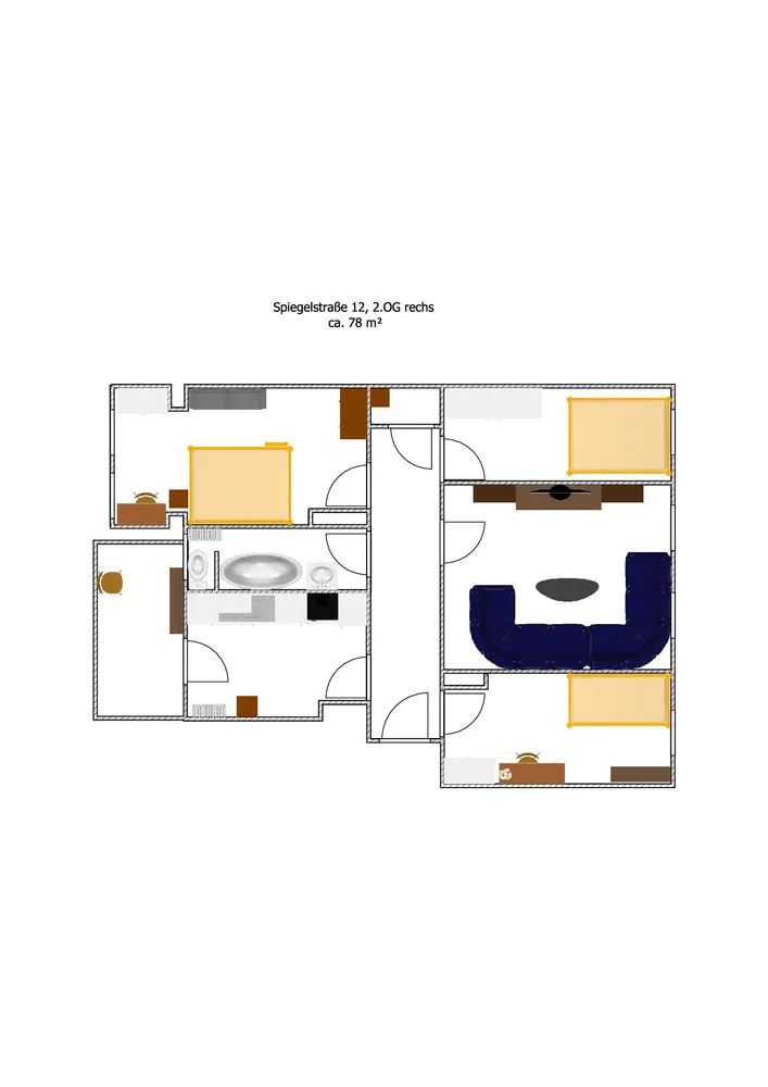 4 Zimmer Wohnung mit 78 m² in Halberstadt – Bild 3