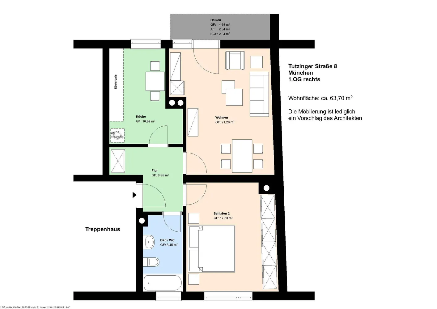 2 Zimmer Wohnung mit 64 m² in München – Bild 7