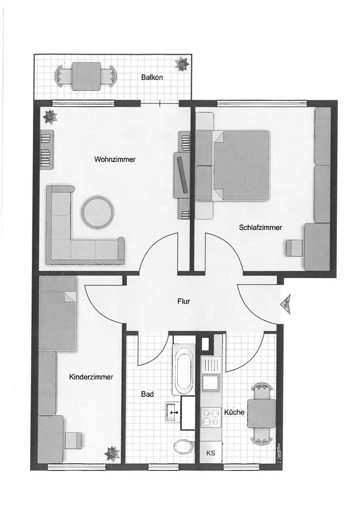 3 Zimmer Wohnung mit 60 m² in Halle (Saale) – Bild 9
