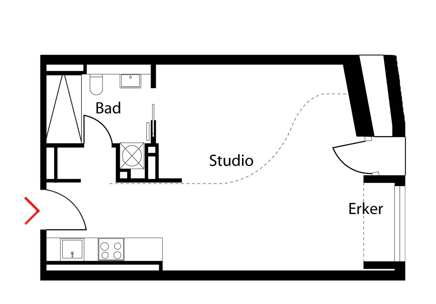 1 Zimmer Wohnung mit 45 m² in Berlin – Bild 8