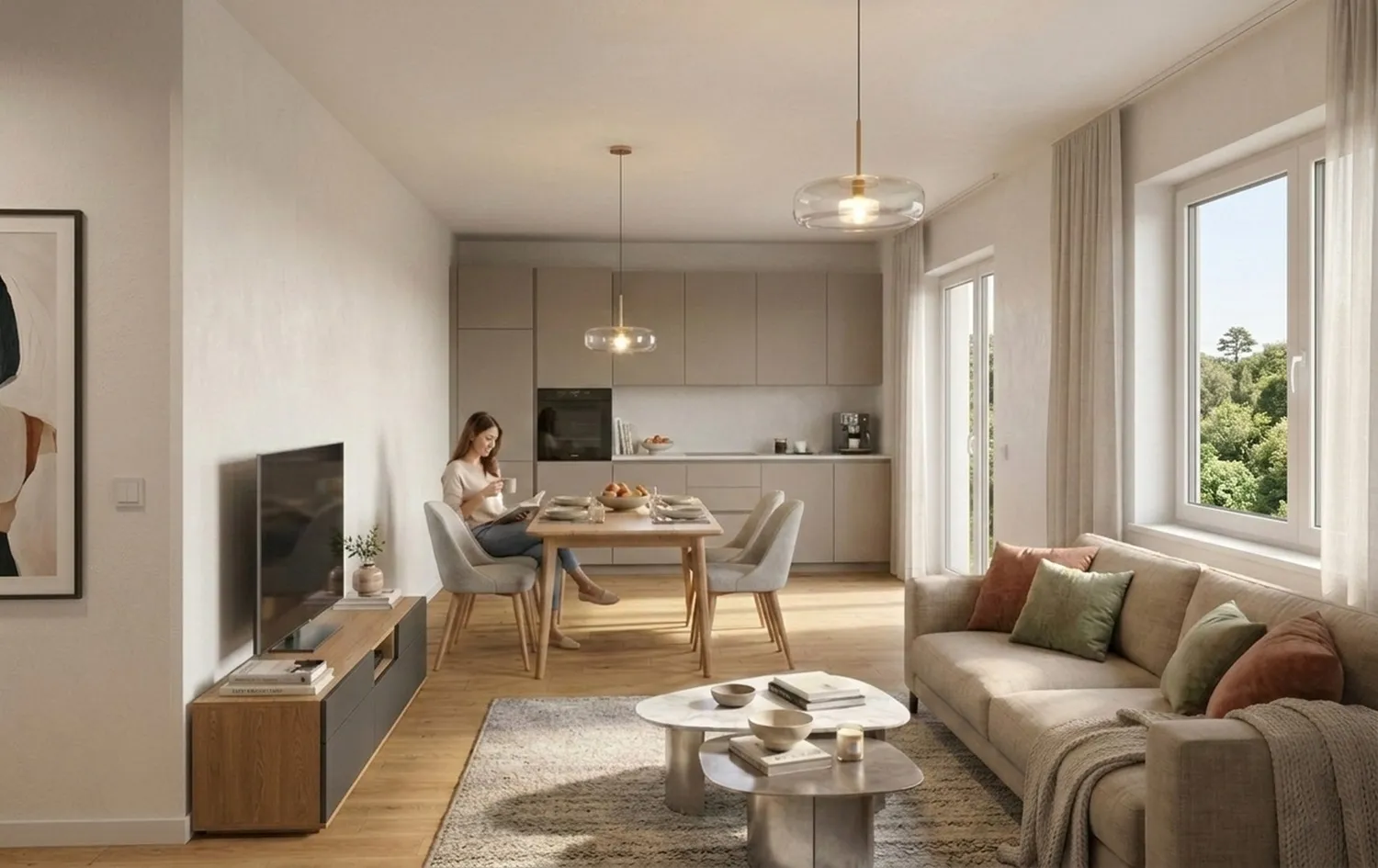 2 Zimmer Wohnung mit 48 m² in Bernau bei Berlin – Bild 1