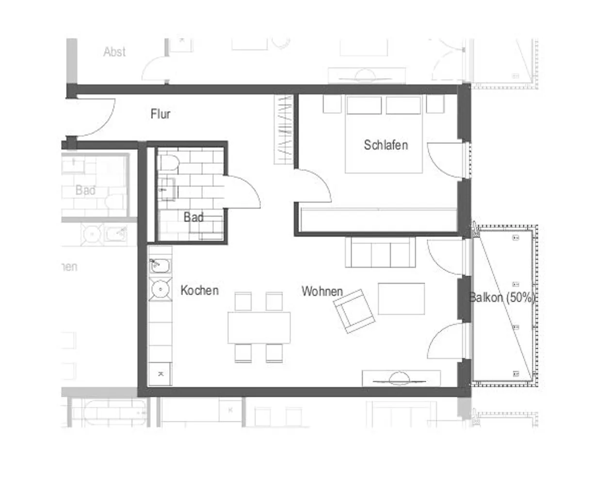 2 Zimmer Wohnung mit 64 m² in Dresden – Bild 8