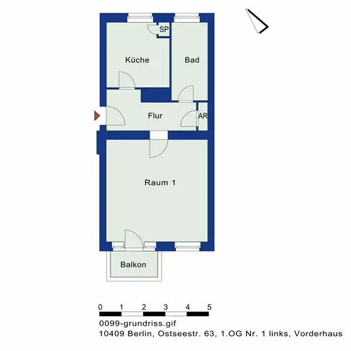 1 Zimmer Wohnung mit 41 m² in Berlin – Bild 6