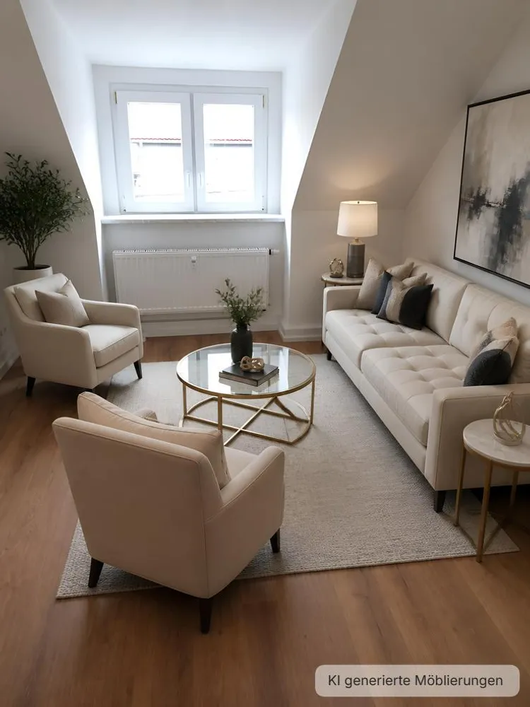 2 room apartment with 35 m² in Kamenz – Photo 3