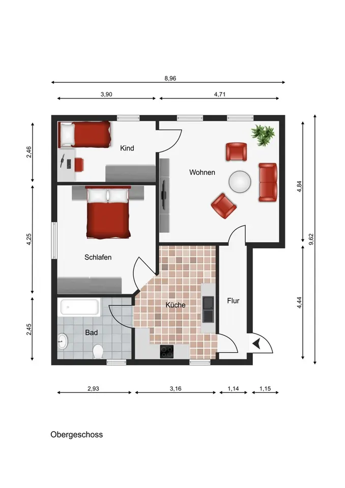 3 Zimmer Wohnung mit 72 m² in Wismar – Bild 10