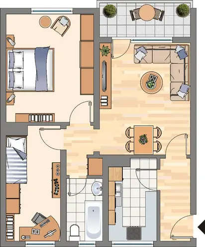 3 Zimmer Wohnung mit 64 m² in Dortmund – Bild 7