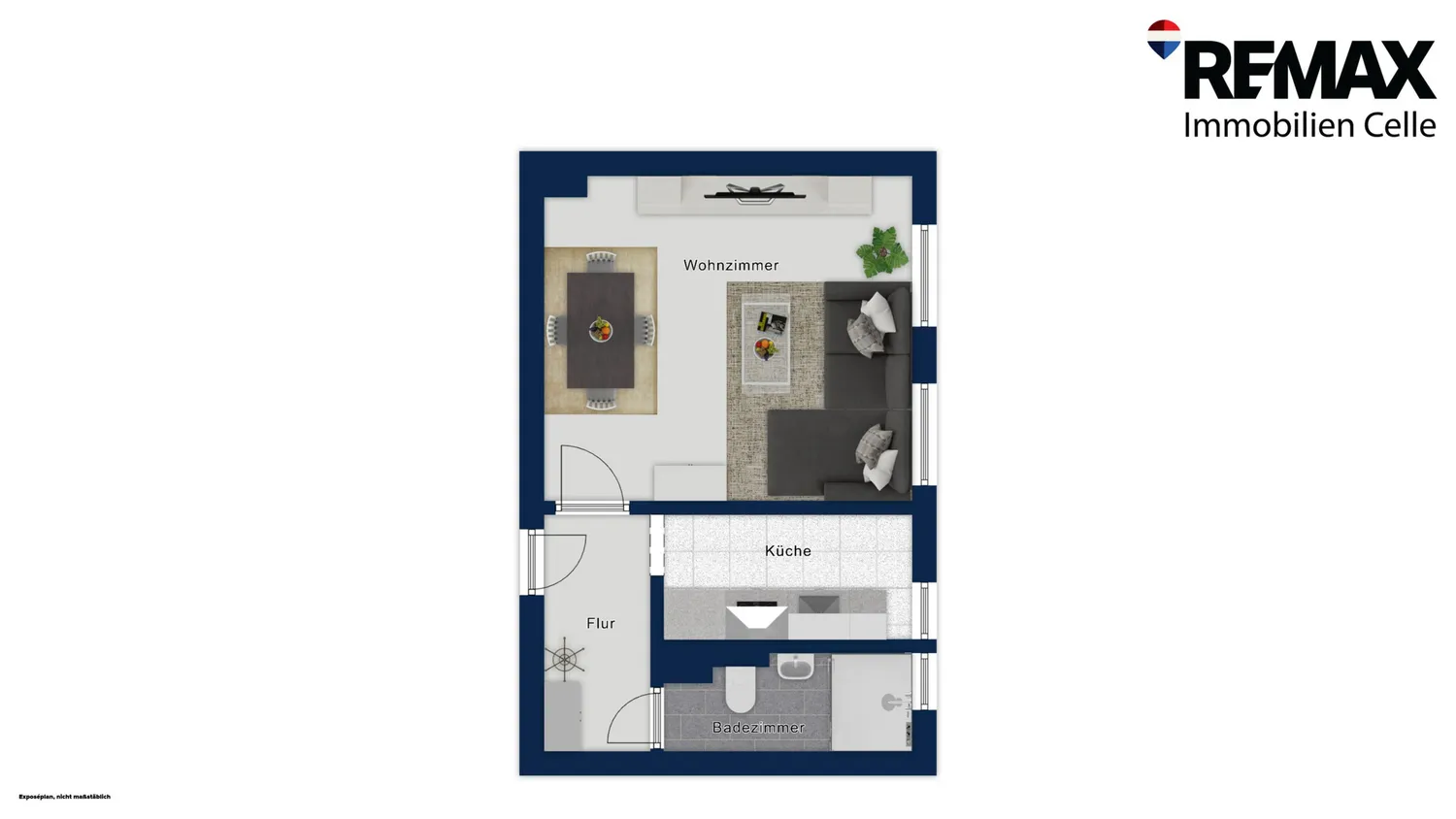 1 Zimmer Wohnung mit 26 m² in Celle – Bild 1