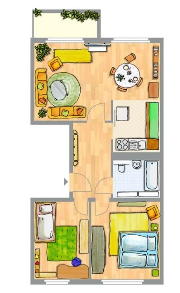 3 Zimmer Wohnung mit 57 m² in Lutherstadt Wittenberg – Bild 11