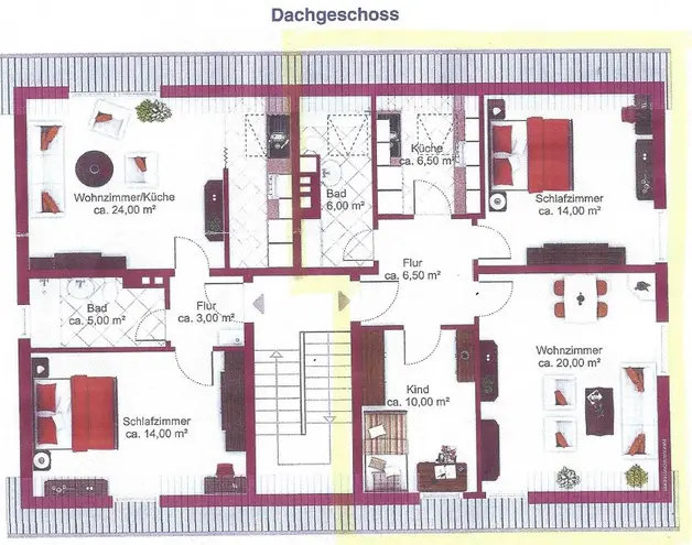 3 Zimmer Wohnung mit 63 m² in Wiesbaden – Bild 12