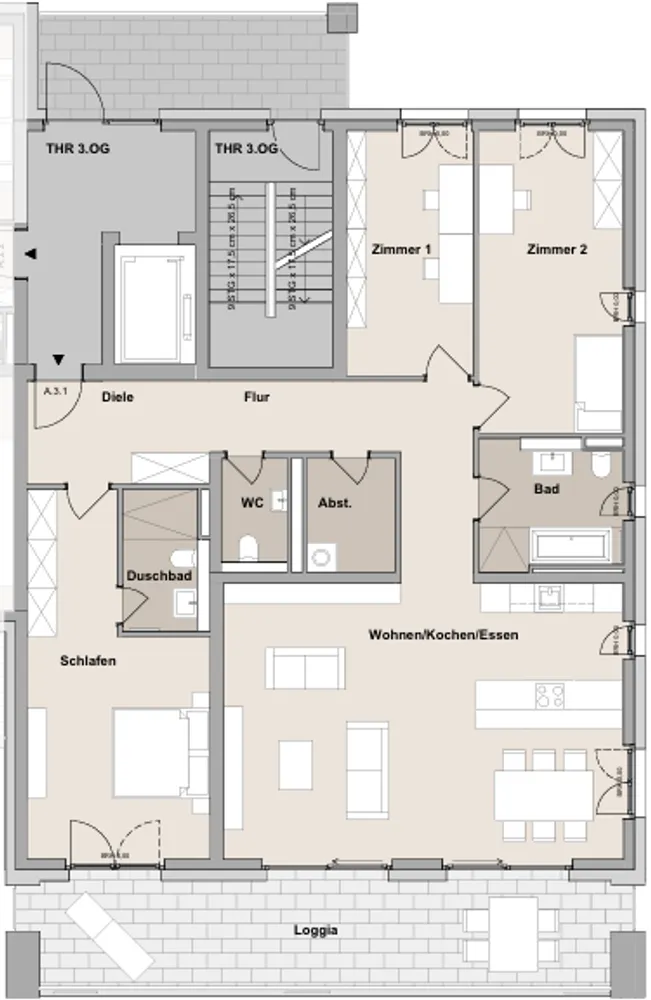 4 Zimmer Wohnung mit 152 m² in Frankfurt am Main – Bild 5