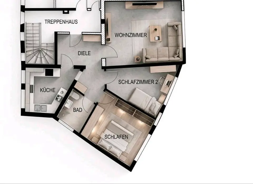 3 Zimmer Wohnung mit 72 m² in Hamm – Bild 5