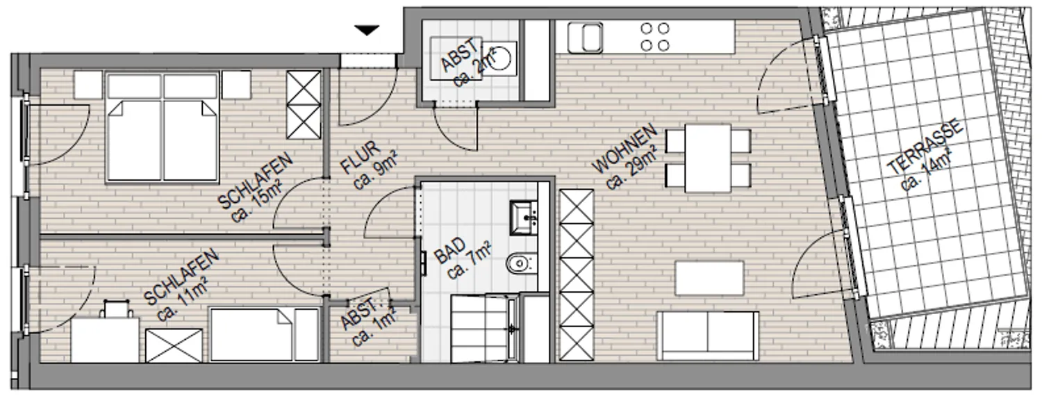 3 Zimmer Wohnung mit 80 m² in Hamburg – Bild 6