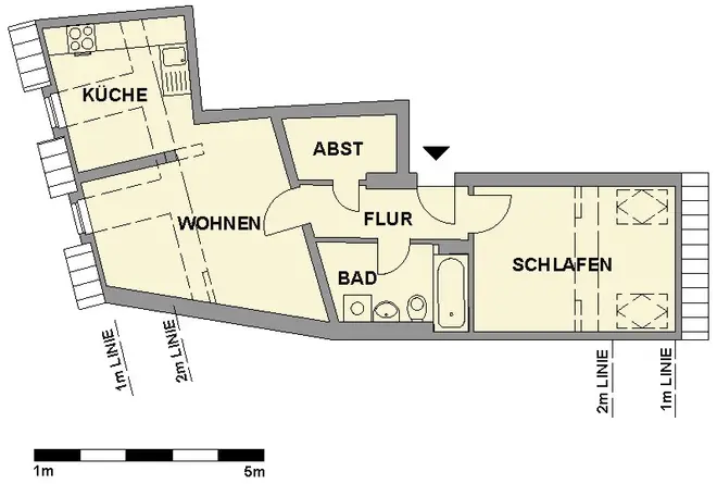 2 Zimmer Wohnung mit 47 m² in Chemnitz – Bild 5