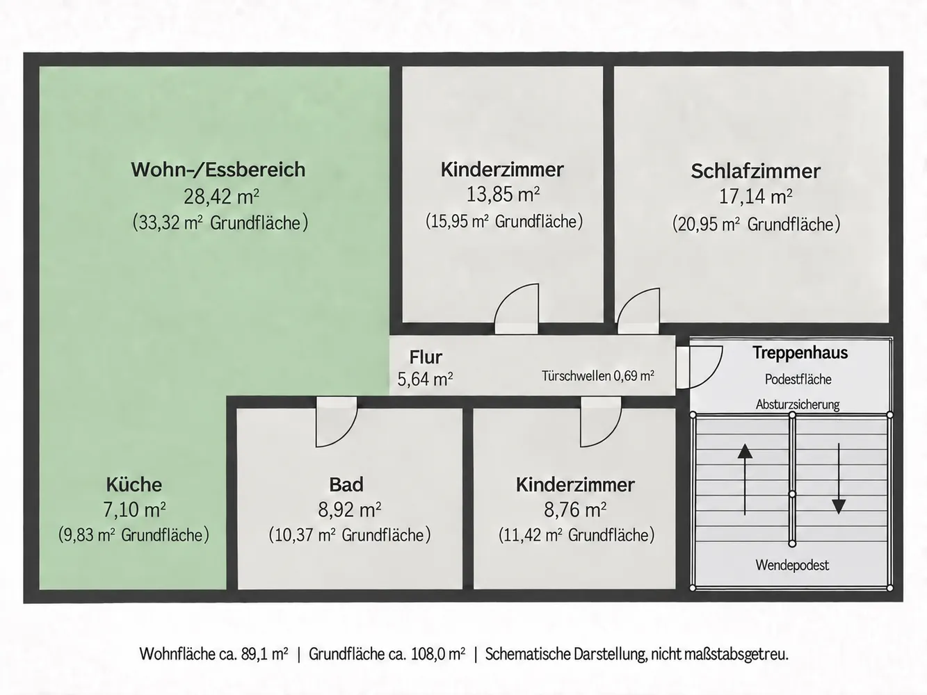 4 room apartment with 89 m² in Regensburg – Photo 1