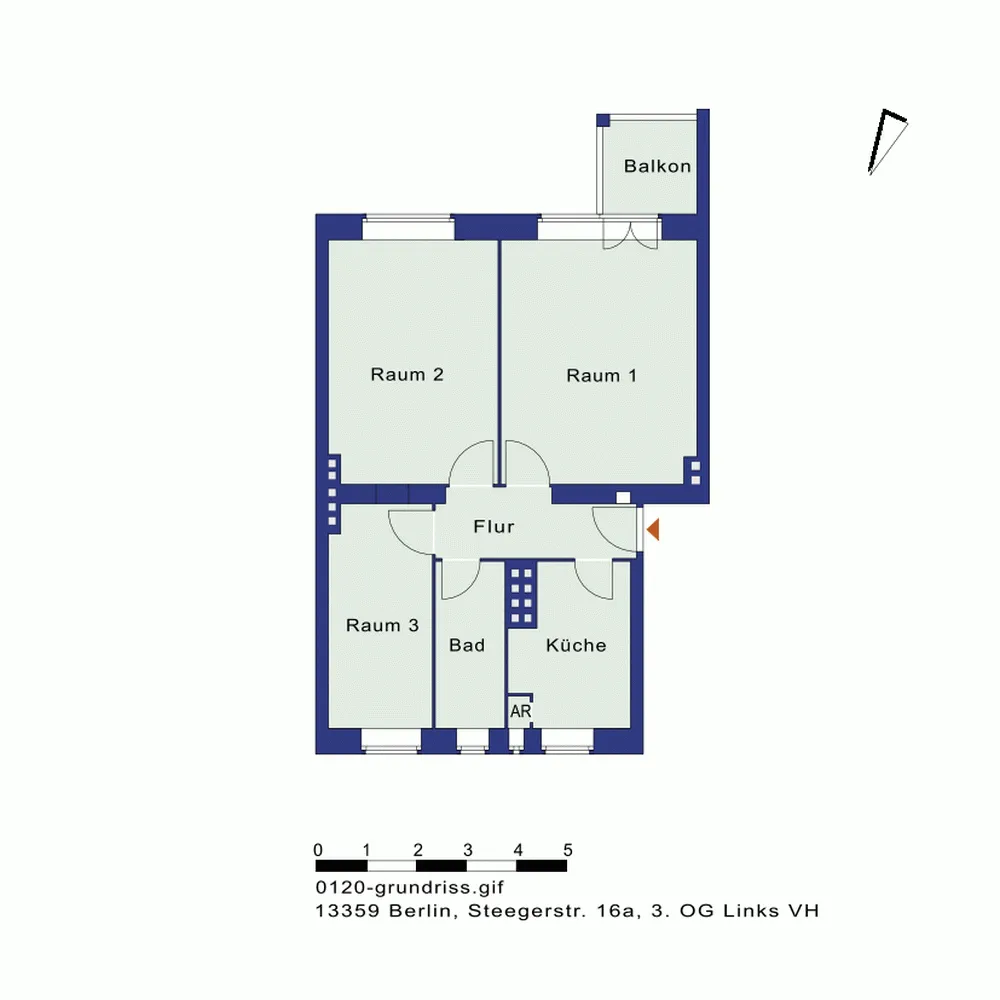 3 Zimmer Wohnung mit 64 m² in Berlin – Bild 8