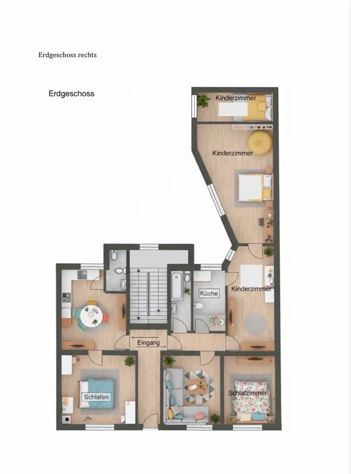 5 Zimmer Wohnung mit 99 m² in Duisburg – Bild 5