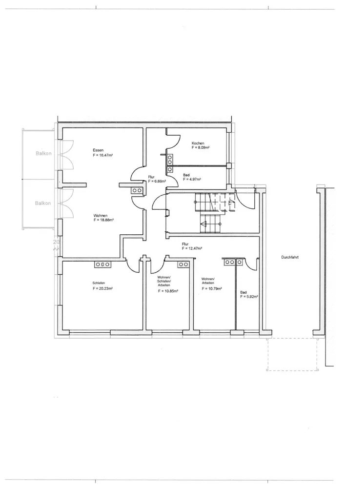 4 Zimmer Wohnung mit 120 m² in Hannover – Bild 1