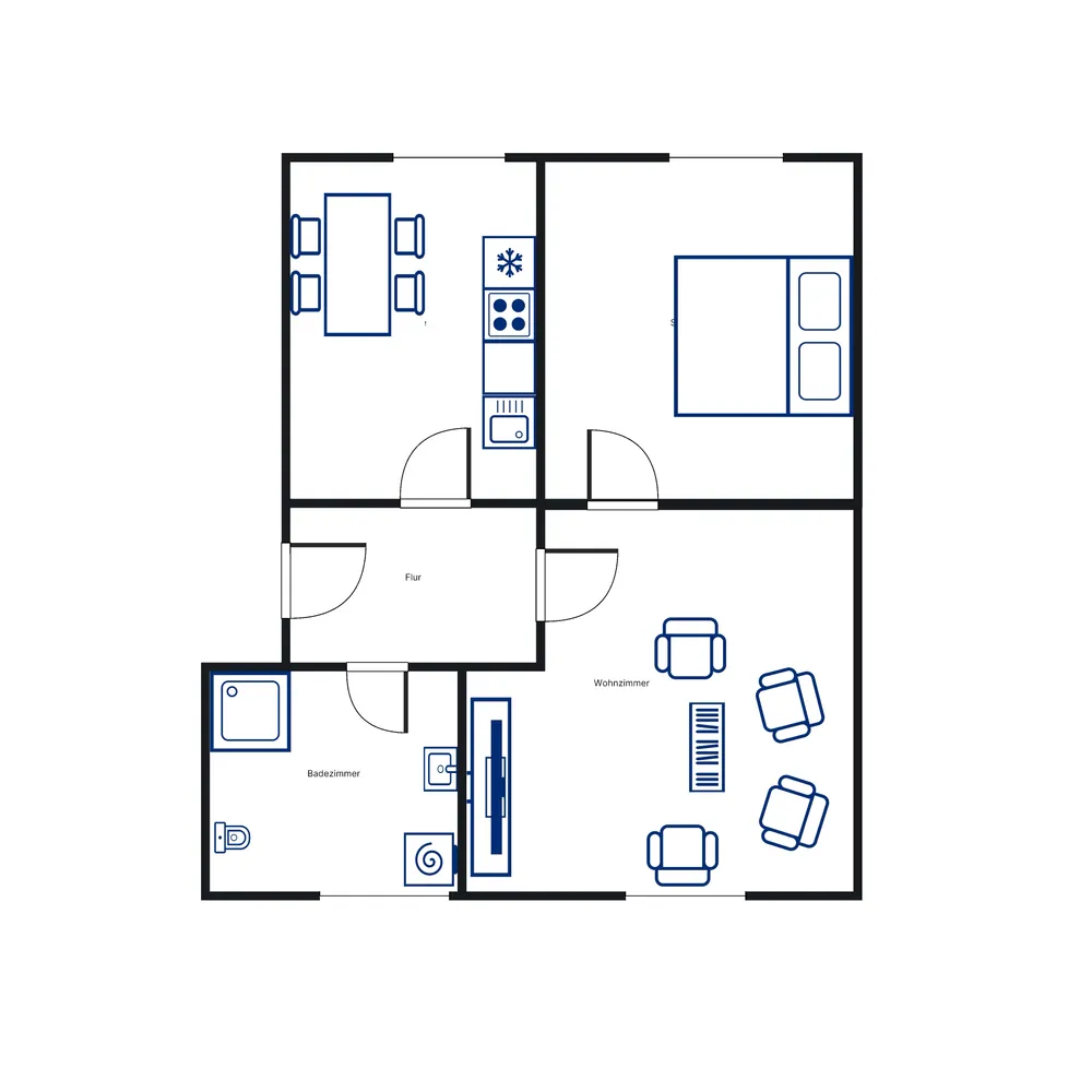 2 Zimmer Wohnung mit 51 m² in Kassel – Bild 2