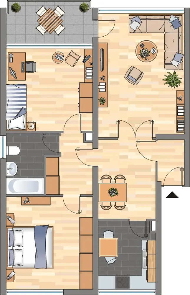 3 Zimmer Wohnung mit 79 m² in Dortmund – Bild 9