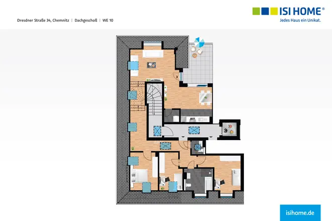 4 room apartment with 117 m² in Chemnitz – Photo 9