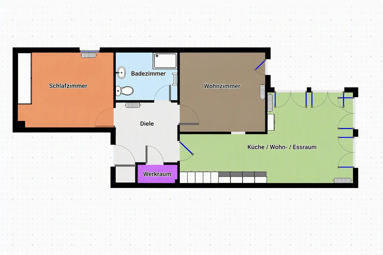 3 room apartment with 90 m² in Bielefeld – Photo 2